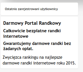 Kochlik.pl jest darmowym portalem randkowym